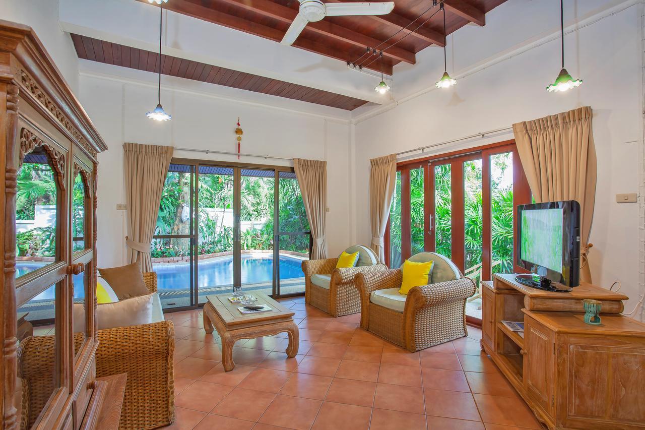 Traditional Thai Villa Nikkie In Tropical Nature, 4Br & Pool, Near Rawai Beach Nai Harn Exterior foto